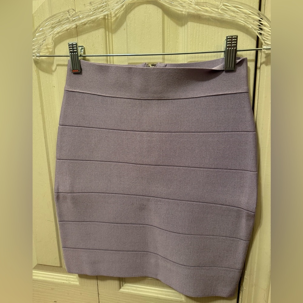 Bebe Lavender Pencil Skirt